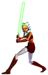 Tano wielded her single blade against very formidable adversaries