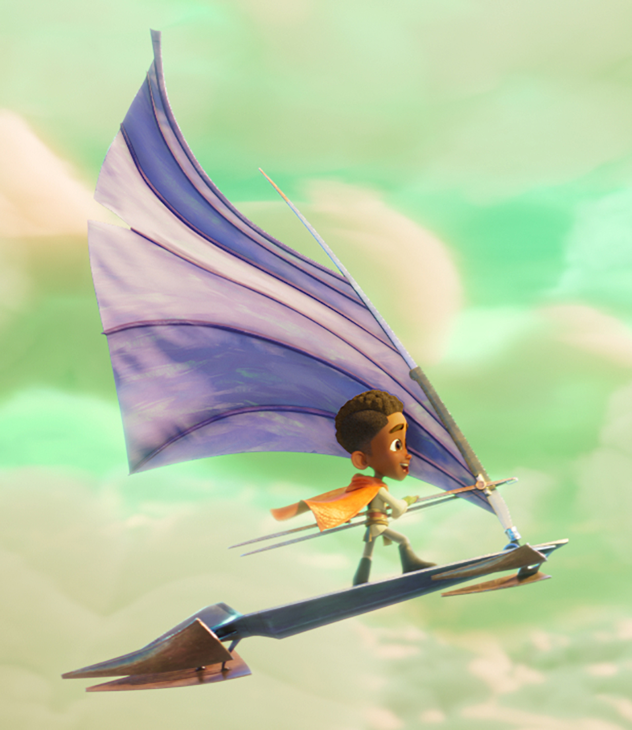 Sky skimming board appearance 