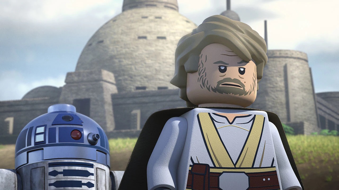 LEGO Luke Skywalker in LEGO Star Wars Terrifying Tales.