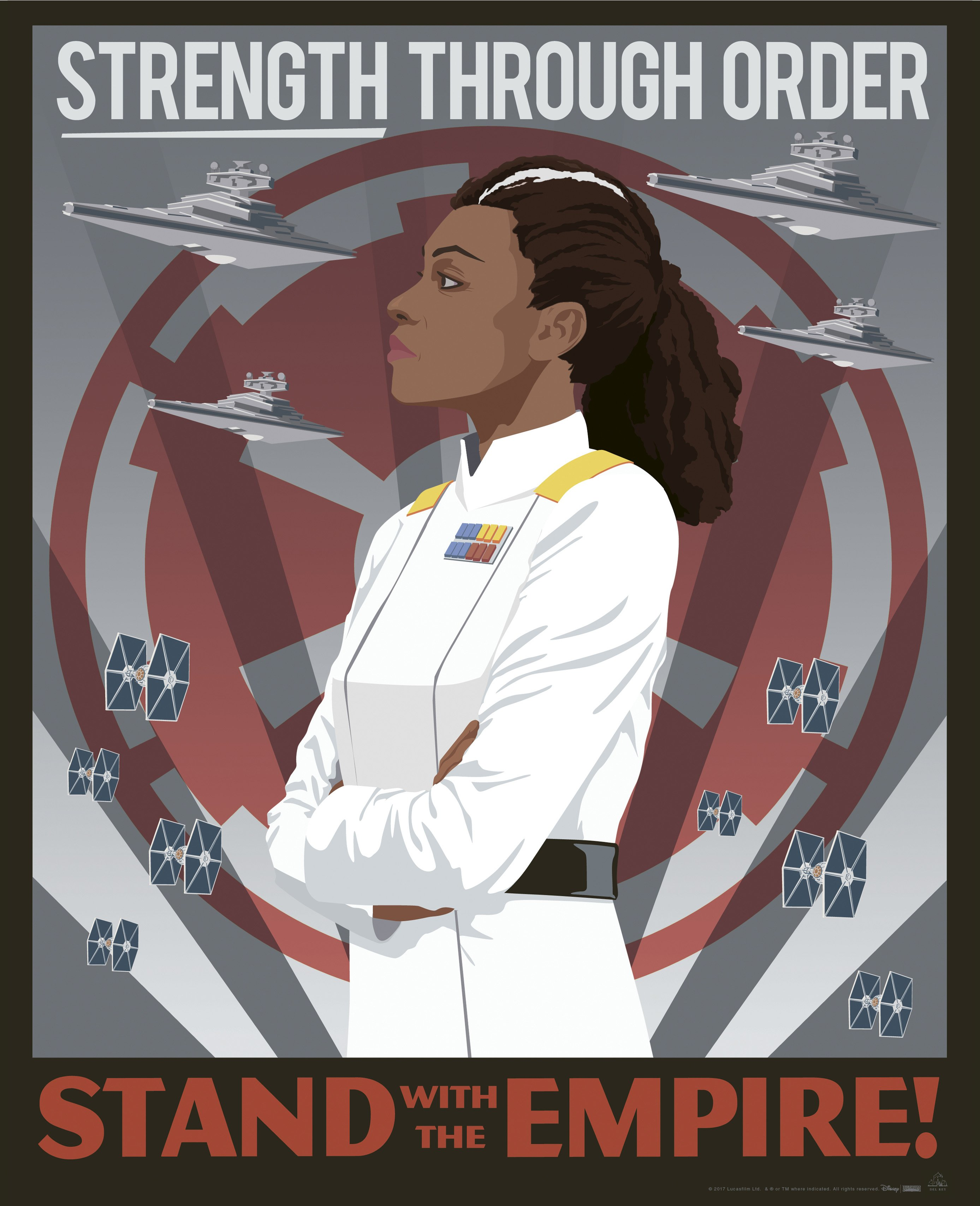 Grand Admiral Rae Sloane, new leader of the Empire