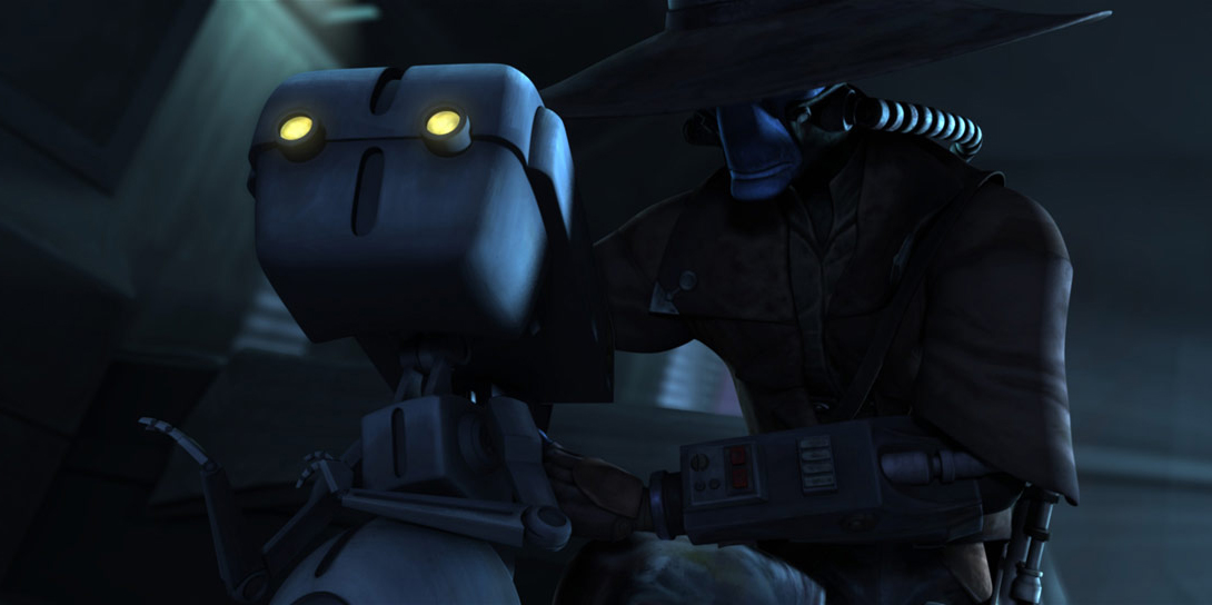 Cad Bane secretly plants a bomb in Todo 360.