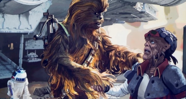 Hondo makes a deal with Chewbacca.