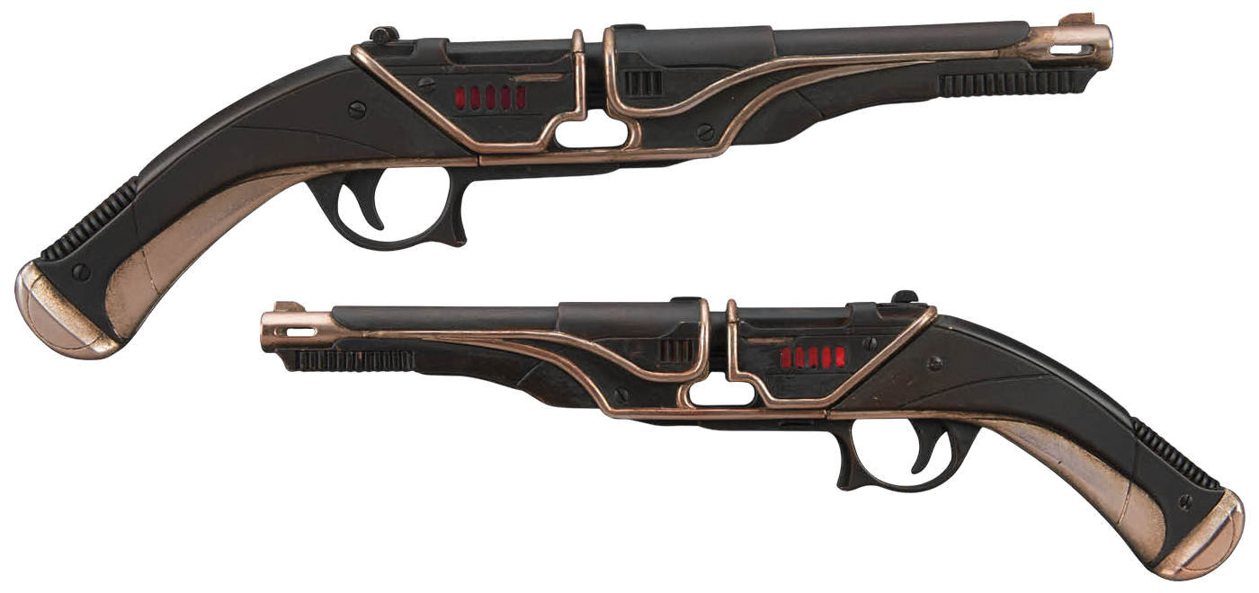 E-851 blaster pistol appearance 