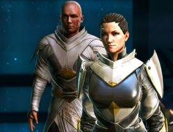 Arcann and Senya after Victory