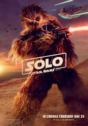 Chewbacca UK character poster