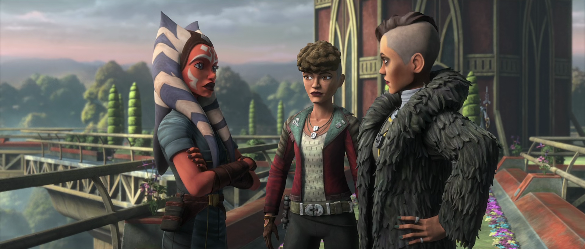 Rafa, Trace, and Ahsoka arrive on Kessel.