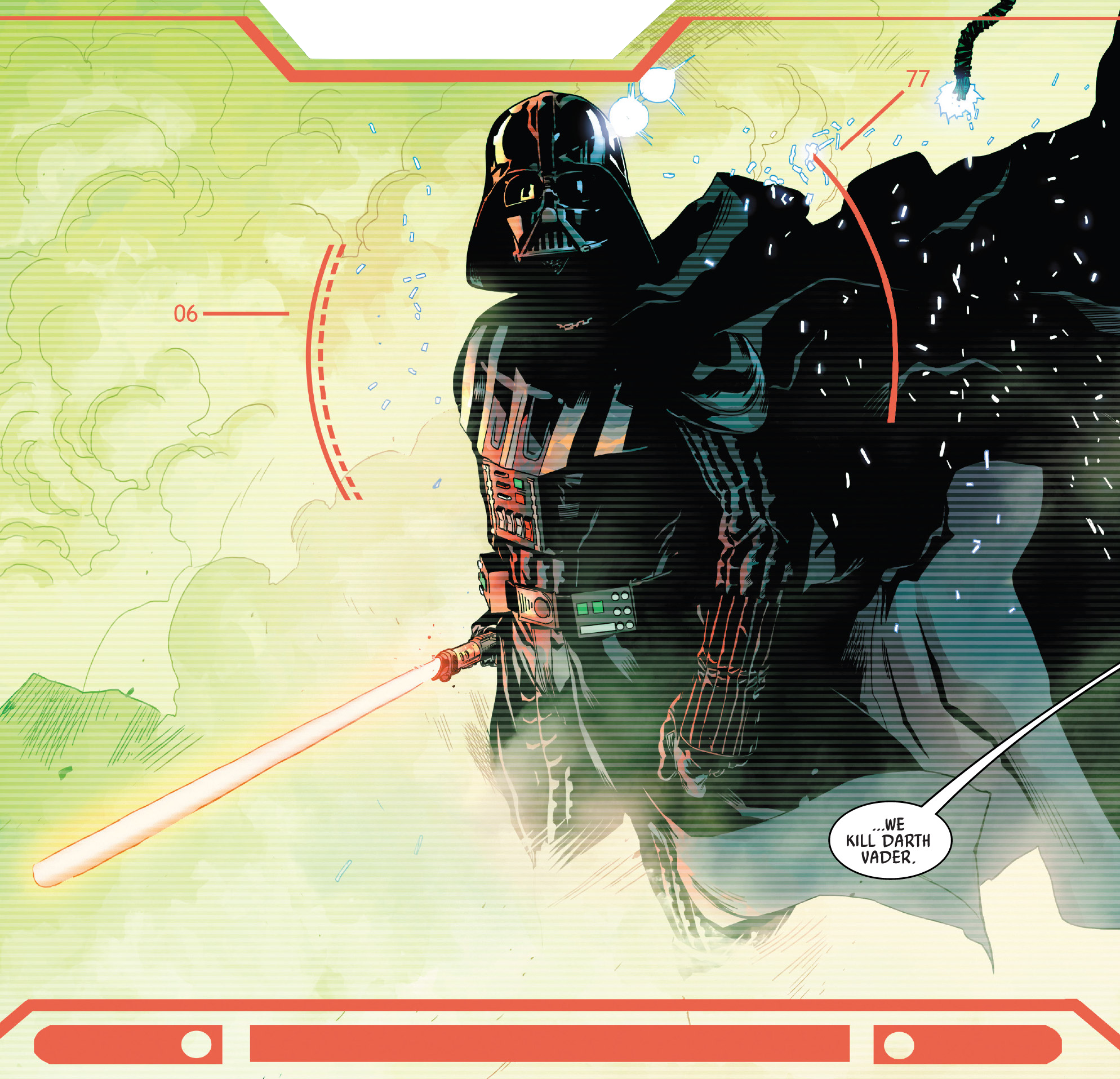 Darth Vader was subject to an assassination attempt by Beilert Valance and his crew during his hunt for the Hidden Hand.