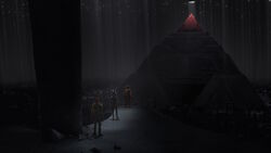 Kanan, Ezra, and Ahsoka find a Sith Temple in the depths of Malachor.