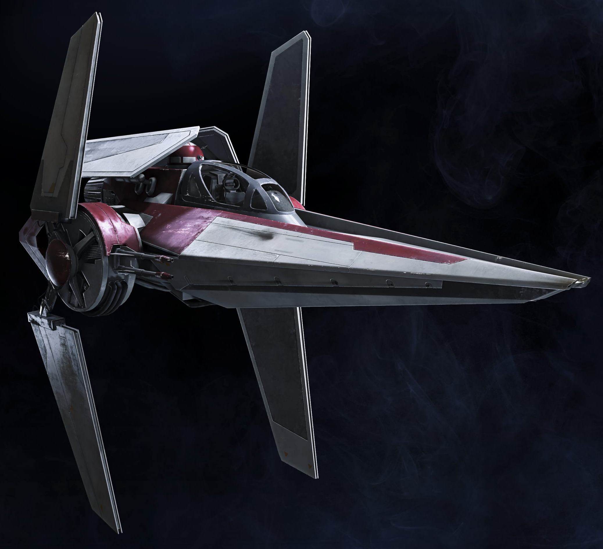 Alpha-3 Nimbus-class V-wing starfighter appearance in Common Appearance