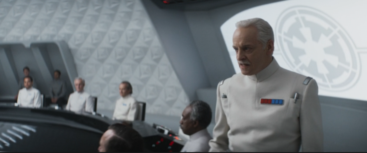 Yularen informs the ISB about Emperor's Palpatine proactive measures following the heist on Aldhani.