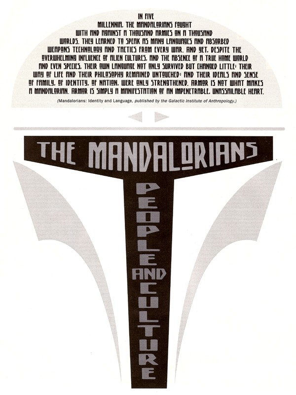 The Mandalorians: People and Culture appearance in Common Appearance