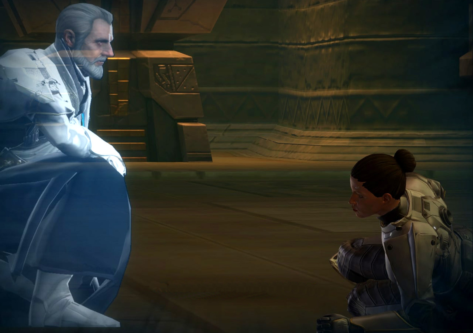 Valkorion speaks to Senya one last time before her death.