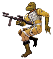 Bossk on the hunt