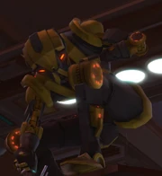 HK-55 catches the Outlander and the shuttle takes off