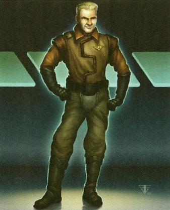 Hondo Karr in Rogue uniform