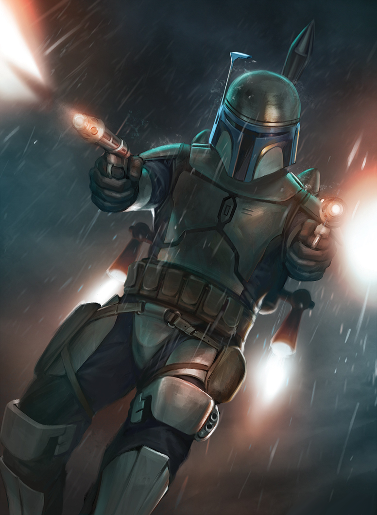 Fett was known as the galaxy's best bounty hunter in his time.