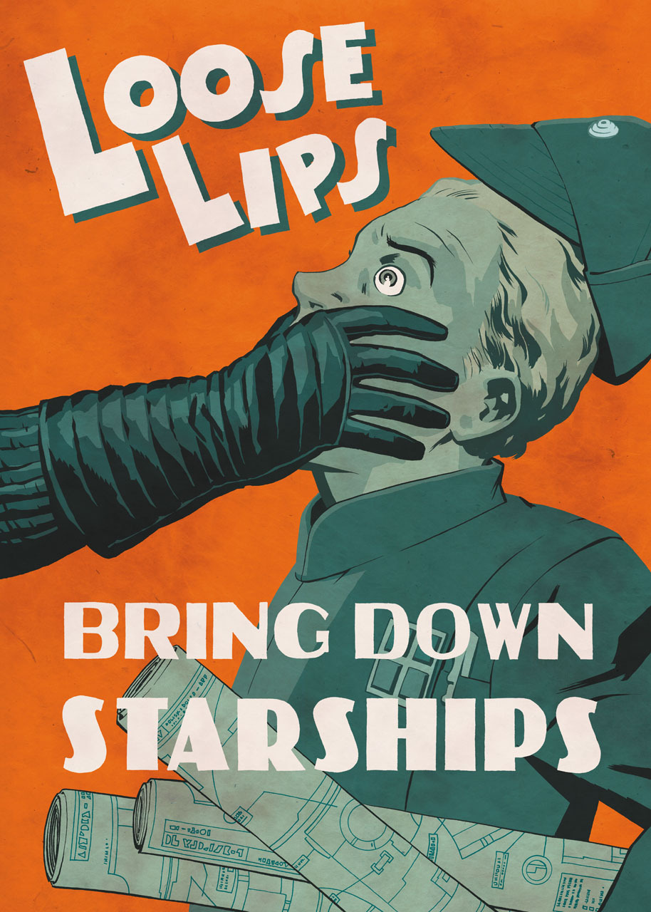 Loose Lips Sink Ships Original Poster 