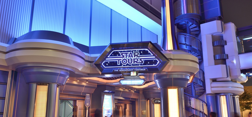 Star Tours: The Adventures Continue entrance at Tokyo Disneyland