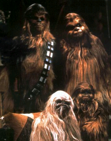 Three generations of Wookiees in Chewbacca's family