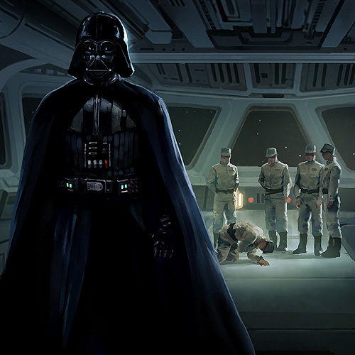 Darth Vader did not tolerate failure.