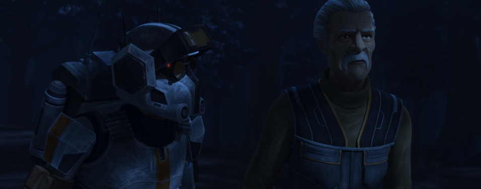 The Bad Batch was helped by the Serennian Romar Adell, who had survived the bombardment of his homeworld after the end of the Clone Wars.