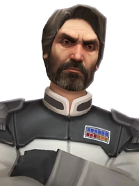 Adelhard in his uniform as a Grand Moff