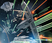 Remnants of the  engaged in a fighting withdrawal from the  in .