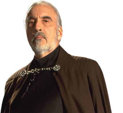 Count Dooku (pictured) urged Tarkin to join the Confederacy of Indepedent Systems.