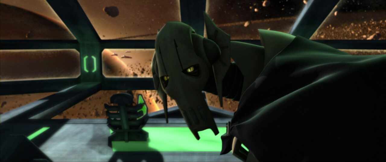 The command bridge of Grievous's frigate.