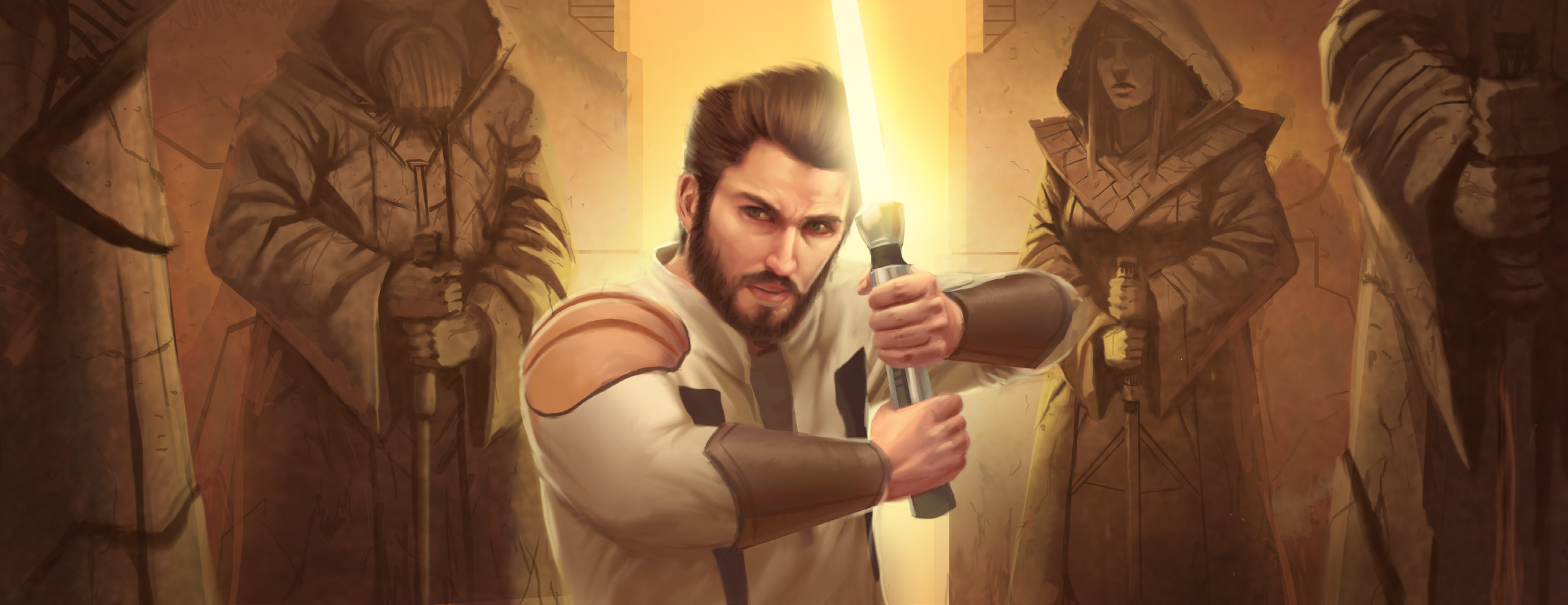 Kyle Katarn, battlemaster of the New Jedi Order.