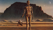 Koncept mcquarrie c-3po r2-d2