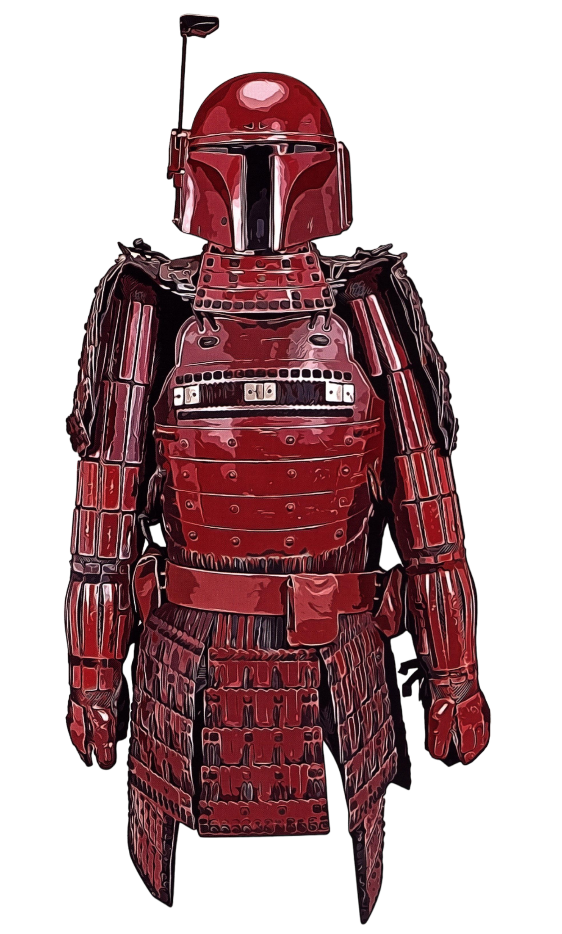 A set of Mandalorian rally master armor.