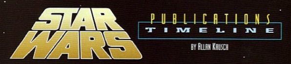 Star Wars Publications Timeline appearance 