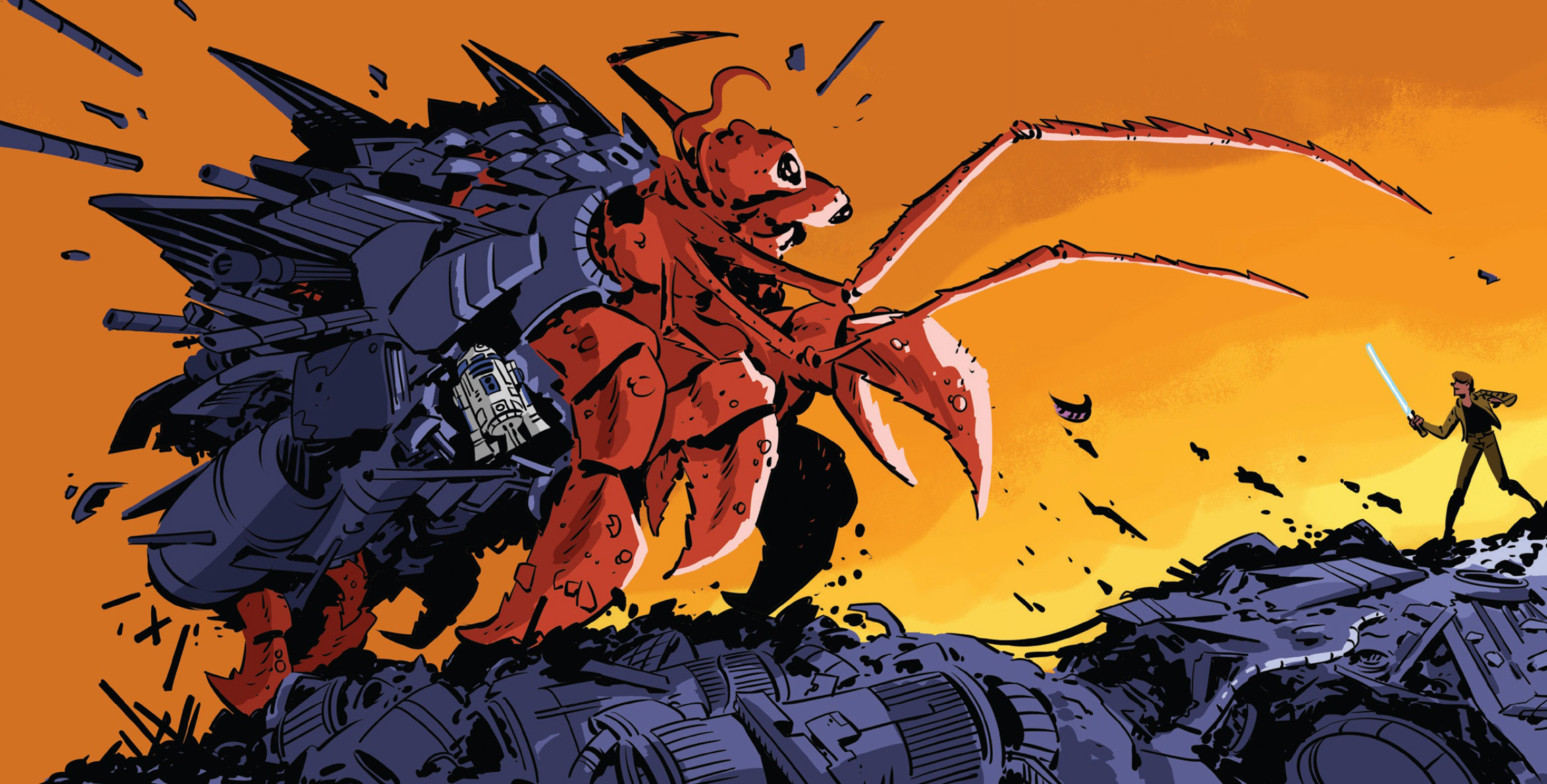 Scrap crab appearance 