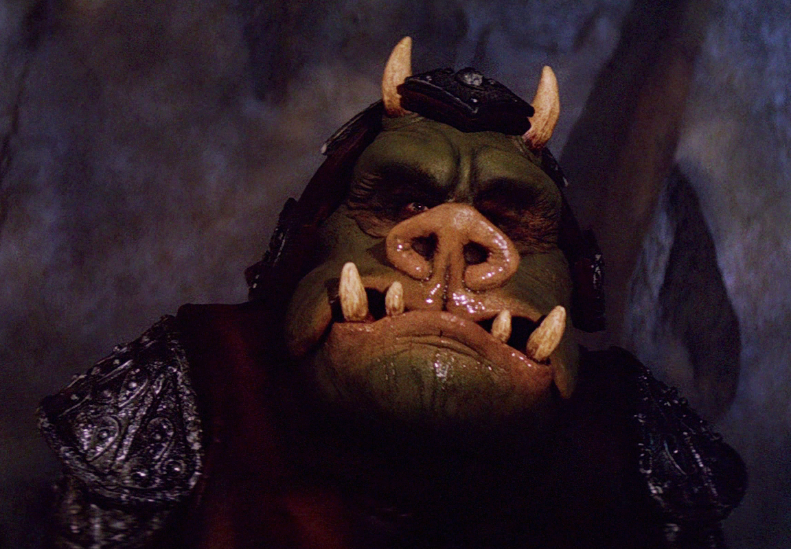 A Gamorrean guard in Jabba's Palace.