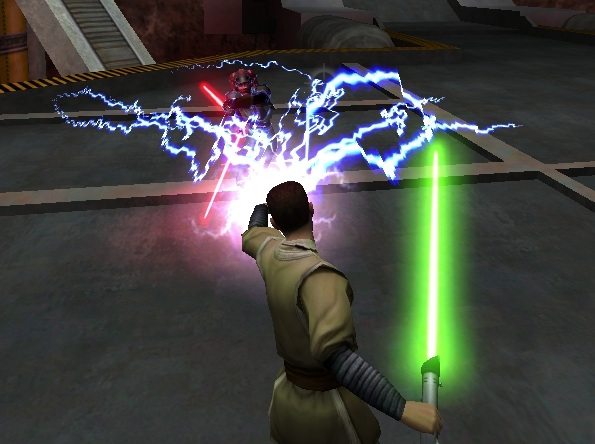 Korr using Force lightning