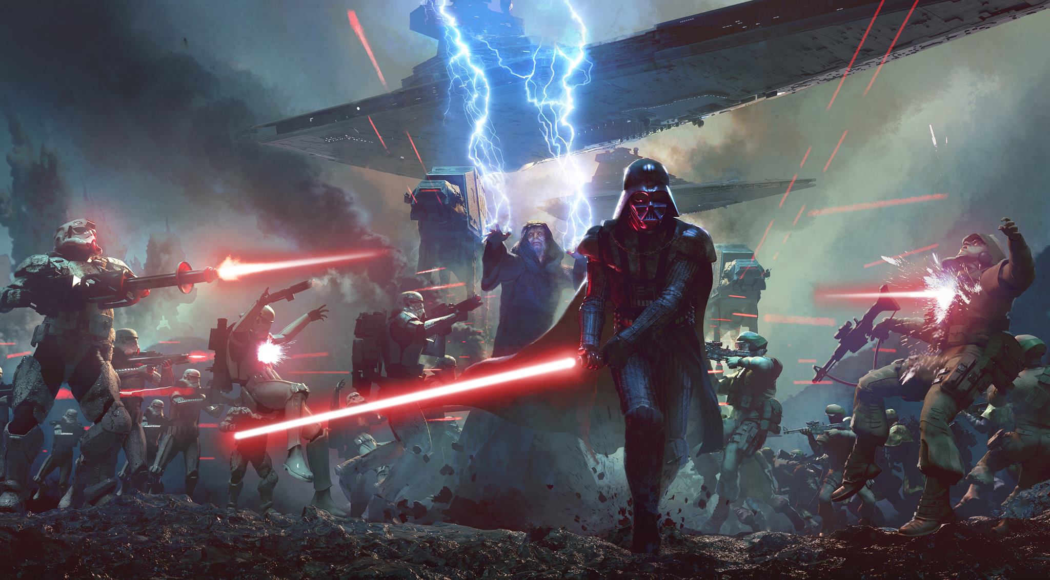 The Emperor and Darth Vader lead Imperial forces on Ryloth and engaged in a clash that ended with Isval's death.