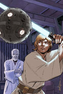 Textless Star Wars 40th Anniversary variant cover by David López