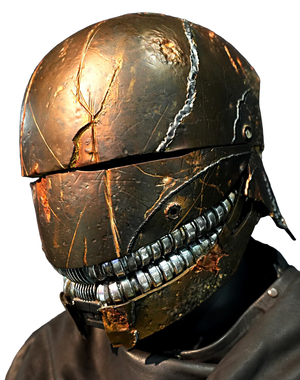 The Stranger's helmet appearance 