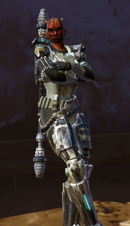 Akaavi Spar in her Mandalorian Armor