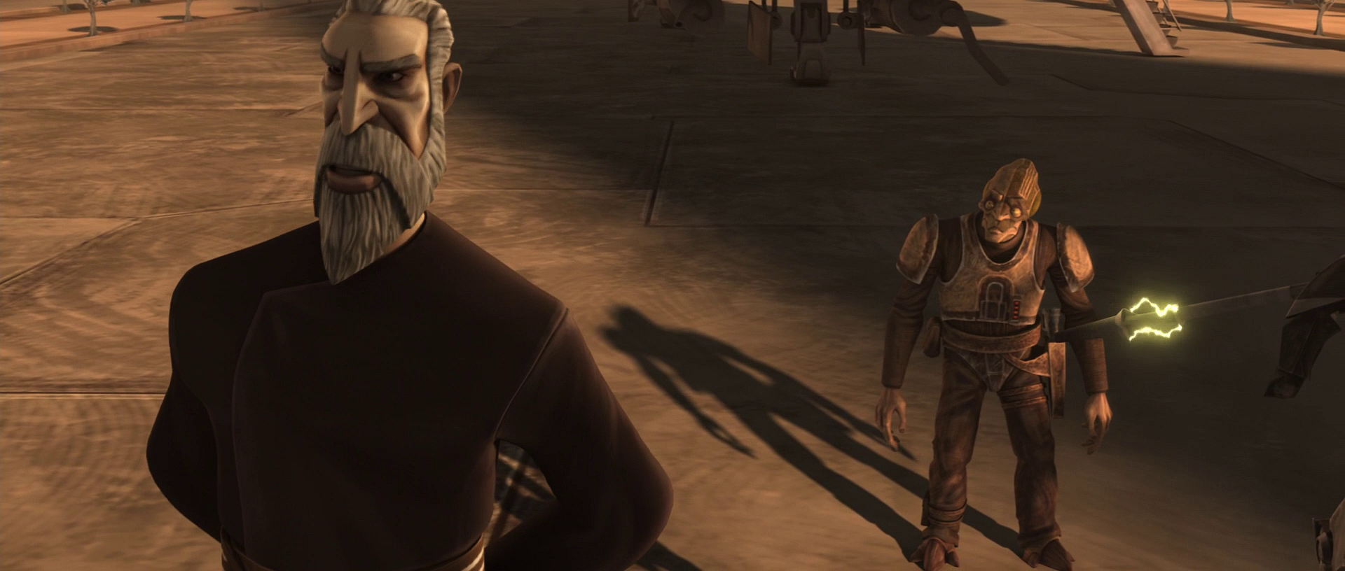 Despite having a conceited view of himself, Eval was desperate to prove himself to Dooku.