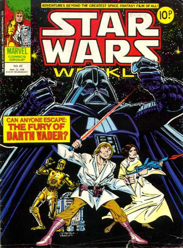 Star Wars Weekly 42 appearance in Common Appearance