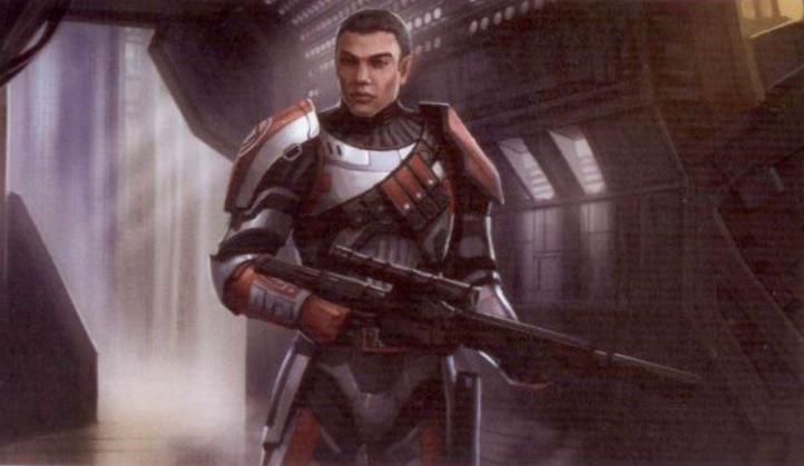 The young corporal Jace Malcom