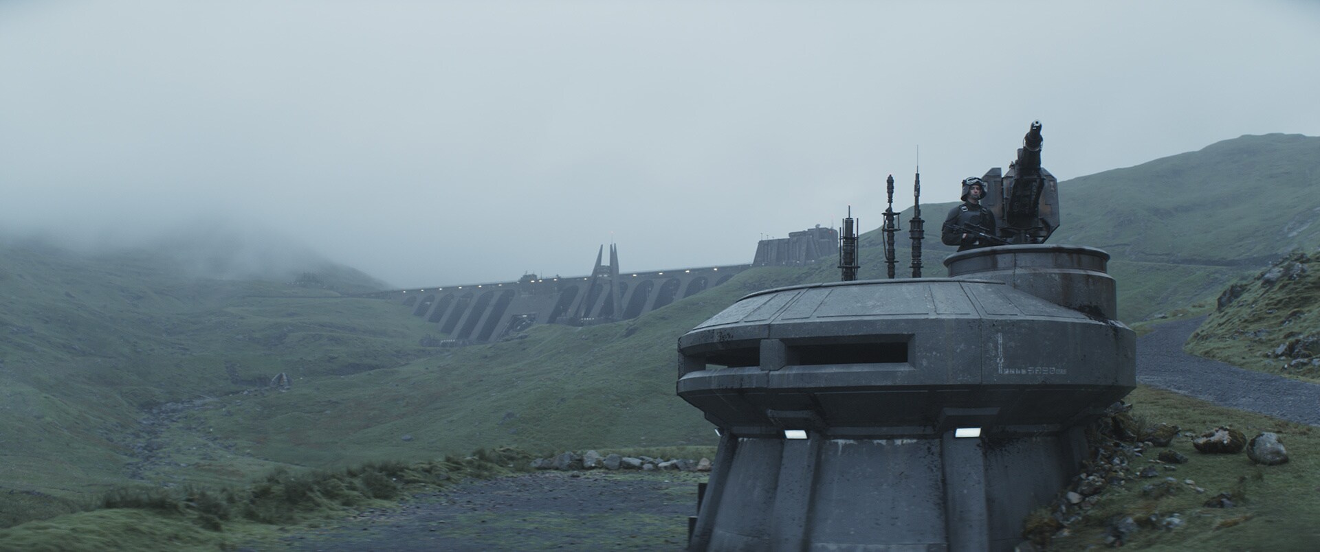 The dam was located on a hill in the Akti Amaugh valley.