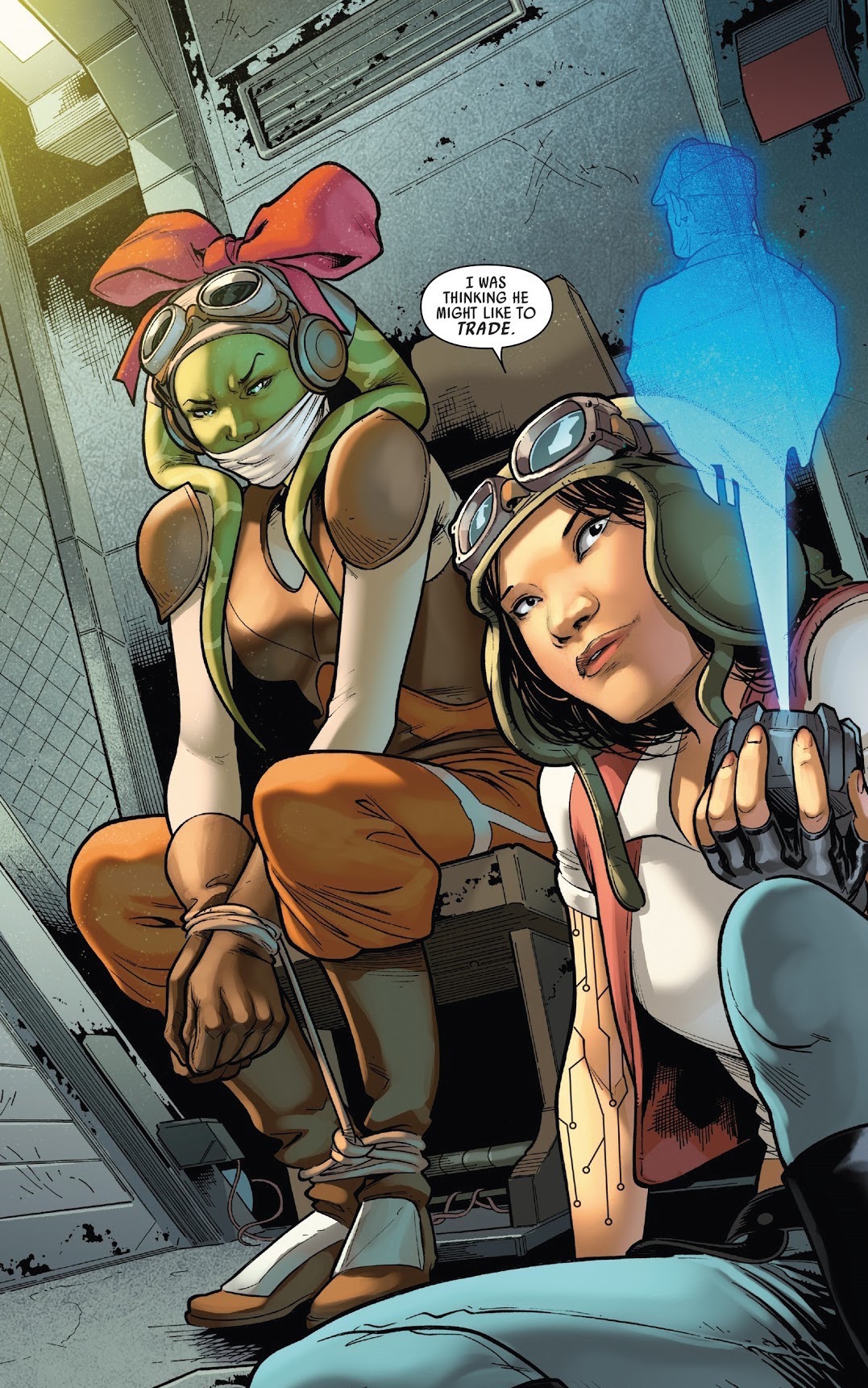 Hera captured by Aphra.