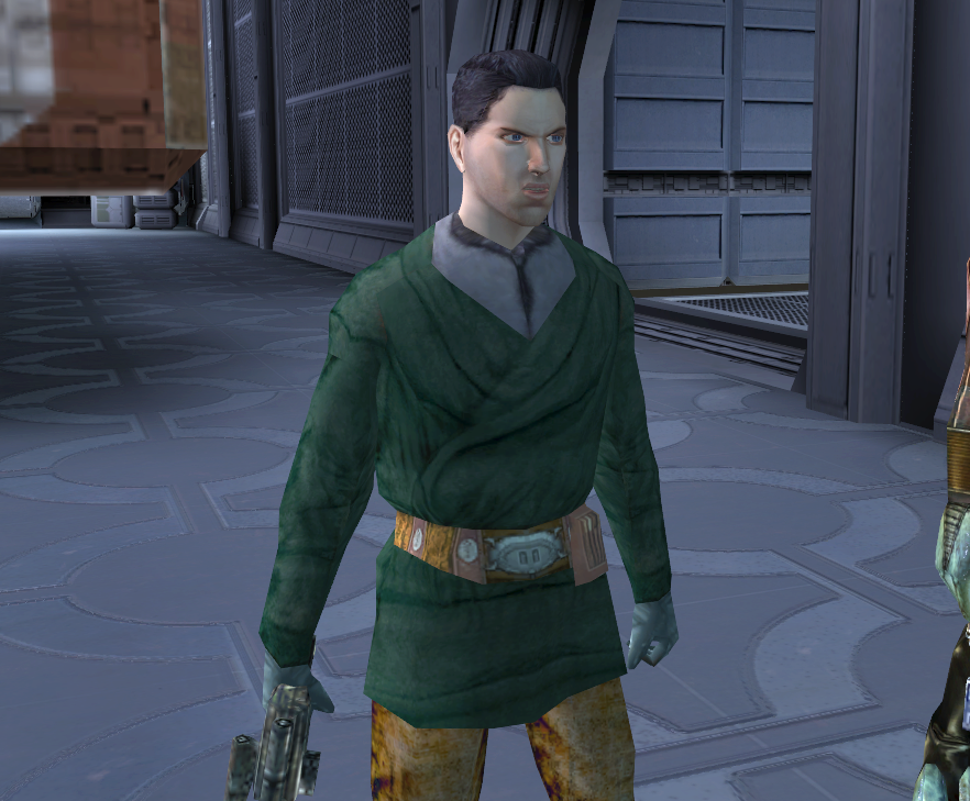 Xor as a Human, from the Xbox version of Star Wars: Knights of the Old Republic.