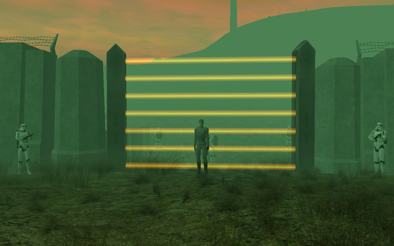 The entrance of the Quarantine Zone.