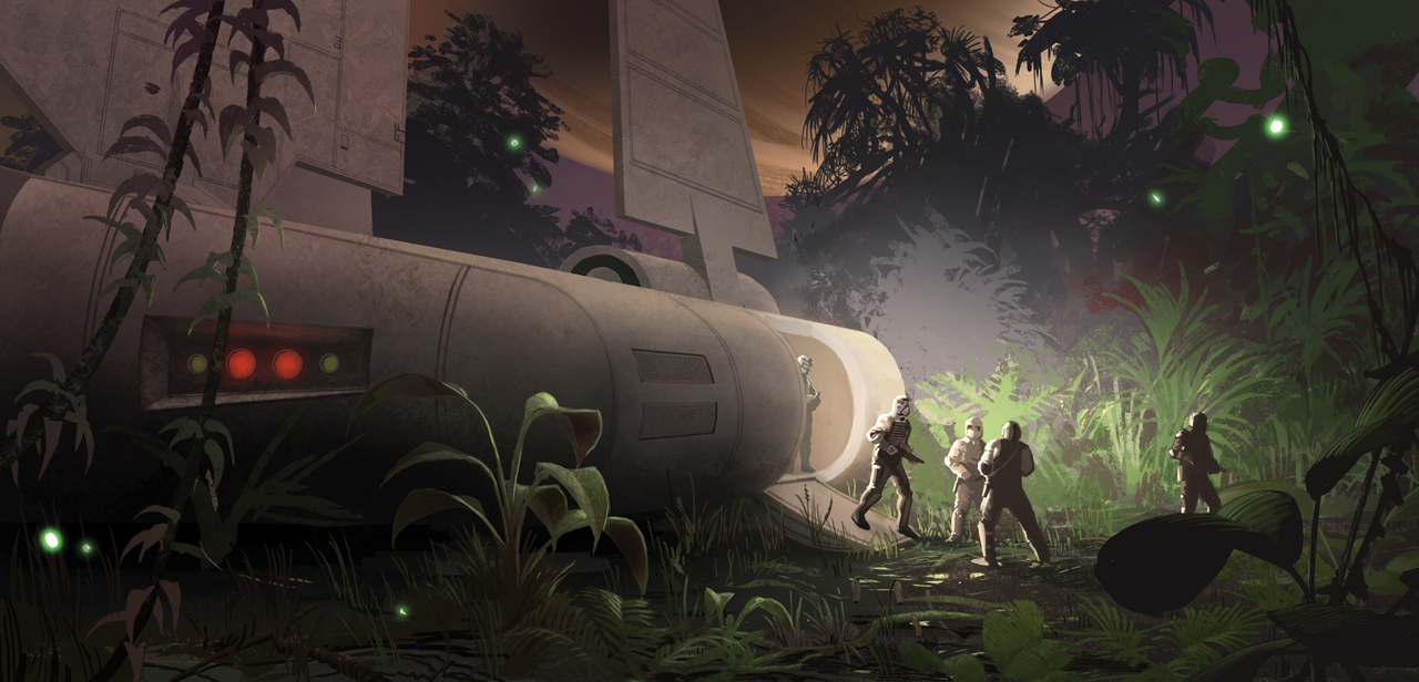 Dardano deployed a shuttle of scouts to the jungle