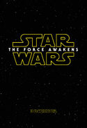 The Force Awakens Announcement Poster