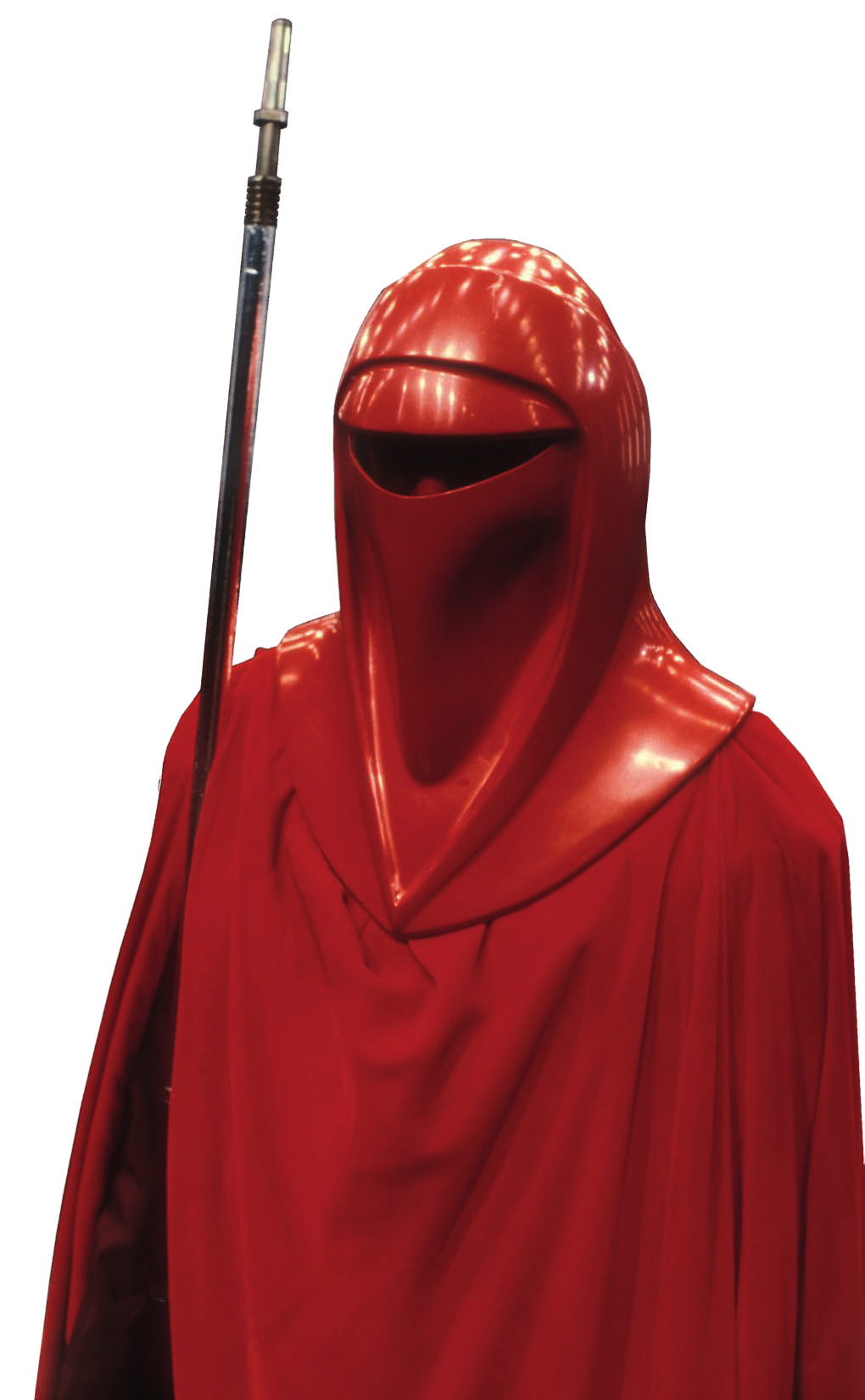 Isval and company found the remains of a Royal Guard (a Royal Guard pictured) but not Palpatine nor Vader.